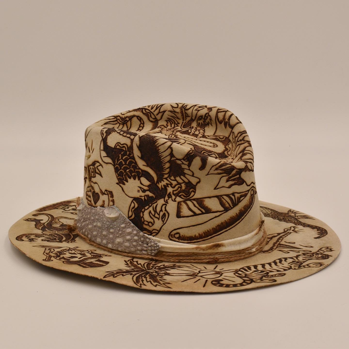 A Real Wild One :The Wild Hat Exclusive Tatted Hat