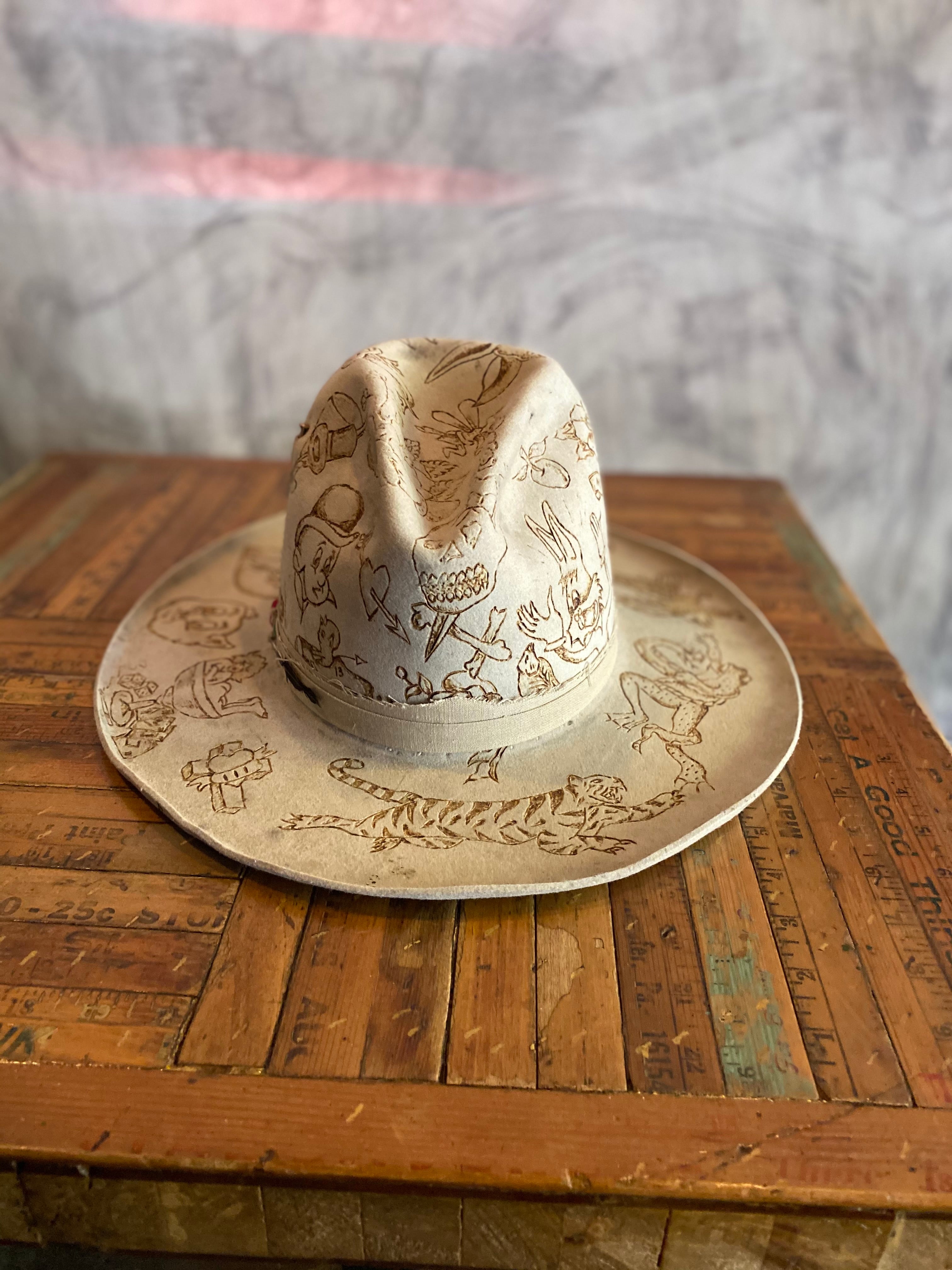 A Real Wild One :The Wild Hat Exclusive Tatted Hat